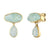 Aquamarine Goddess Gemstone Earrings