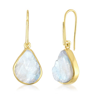 Moonstone Teardrop Gemstone Earrings