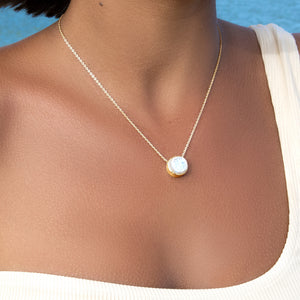 Moonstone Charm Necklace