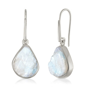 Moonstone Teardrop Gemstone Earrings