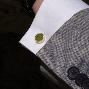 'Awaken' Peridot Gemstone Cufflinks