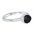 Raw Black Tourmaline Stackable Ring